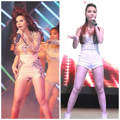 Mặc bodysuit bó sát sạt và ngắn cũn khoe đường cong uốn lượn quyến rũ