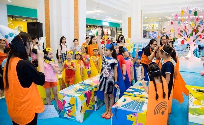“Xứ sở cầu vồng” trở lại với nhiều hoạt động vui chơi sáng tạo dành cho các bạn nhỏ