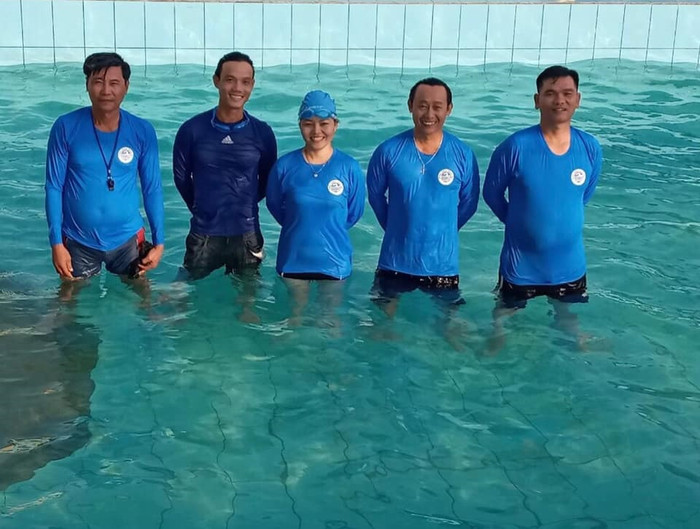 Thầy hiệu trưởng tiên phong phổ cập bơi cho học trò tại Xuyên Mộc ảnh 4 Thầy hiệu trưởng tiên phong phổ cập bơi cho học trò tại Xuyên Mộc ảnh 4