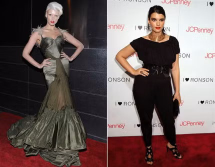 Crystalthành công trên cương vị một siêu mẫu “béo” với những số đo làm dịu lòng hàng triệu phụ nữ có thân hình đẫy đà, do đó, cô đã gây ra một cú sốc và thất vọng cho họ khi đột ngột giảm trọng lượng. 'Phản bội' là một từ đả kích mà những fans “béo” dành cho cô, nhưng, xét một cách trung thực thì, cô ấy trông hoàn hảo ở mọi số đo. Bí quyết chọn trang phục khi còn đẫy đà của cô ấy là những bộ jumpsuits tối màu ống côn có thắt lưng to bản, chất liệu cotton mềm thấm hút tốt. Những đồ trang sức, phụ kiện bắt mắt cũng giúp cô thu hút sự chú ý vào những vùng tuyệt đẹp như cổ, ngón tay và bàn chân.