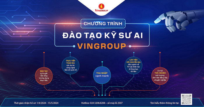 Chương trình Đào tạo Kỹ sư AI Vingroup chính thức khởi động khóa 5 – năm 2024. Ảnh 1.jpg