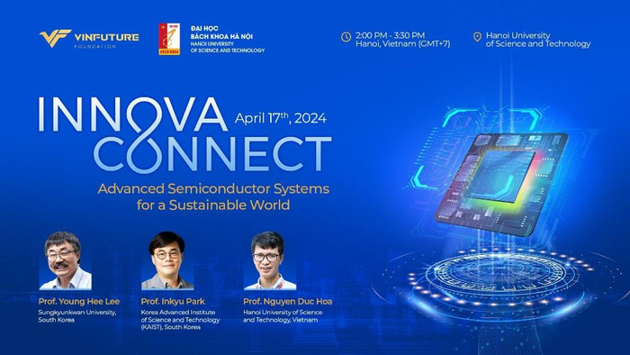 Chuỗi hoạt động InnovaConnect gồm những hoạt động giao lưu học thuật và trao đổi chuyên môn diễn ra trực tiếp giữa những nhà khoa học uy tín thế giới với các trường, viện hàng đầu Việt Nam. Chuỗi hoạt động InnovaConnect gồm những hoạt động giao lưu học thuật và trao đổi chuyên môn diễn ra trực tiếp giữa những nhà khoa học uy tín thế giới với các trường, viện hàng đầu Việt Nam.