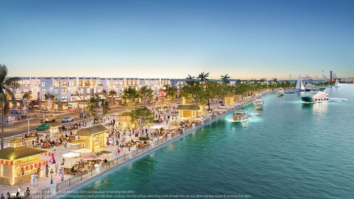 River Walk cuốn hút bởi vị trí đắc địa khi uốn lượn mềm mại theo dòng sông Cấm. 2.jpg