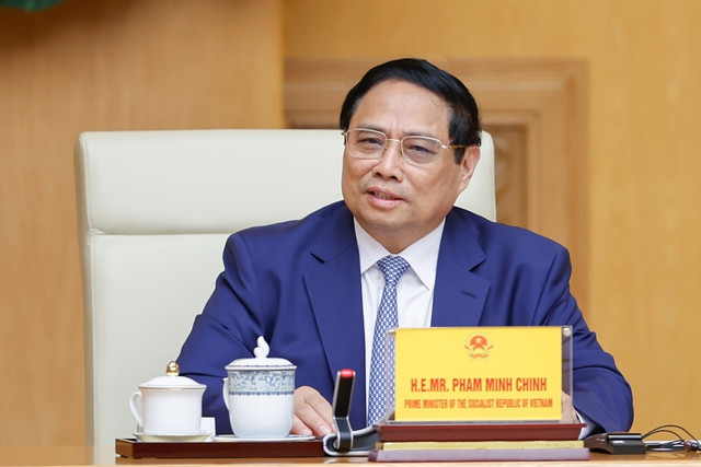Thủ tướng đề nghị Apple chú trọng đầu tư phát triển, mở rộng hoạt động kinh doanh tại Việt Nam. Ảnh: VGP/Nhật Bắc Thủ tướng đề nghị Apple chú trọng đầu tư phát triển, mở rộng hoạt động kinh doanh tại Việt Nam. Ảnh: VGP/Nhật Bắc