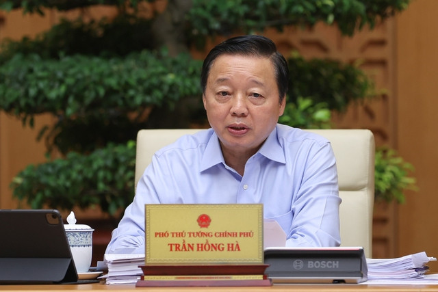 Phó Thủ tướng Trần Hồng Hà phát biểu tại phiên họp. Ảnh: VGP/Nhật Bắc Phó Thủ tướng Trần Hồng Hà phát biểu tại phiên họp. Ảnh: VGP/Nhật Bắc