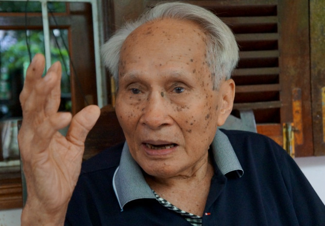 Trung tướng Nguyễn Quốc Thước. Ảnh: VIẾT CƯỜNG Trung tướng Nguyễn Quốc Thước. Ảnh: VIẾT CƯỜNG