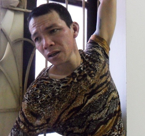 Đối tượng Lê Anh Tuấn tại cơ quan điều tra Đối tượng Lê Anh Tuấn tại cơ quan điều tra