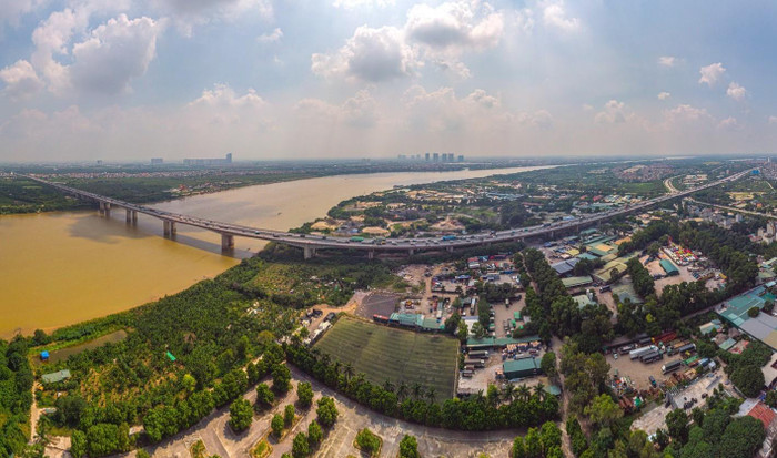 Cầu Thanh Trì (Nguồn: TTXVN) Cầu Thanh Trì (Nguồn: TTXVN)