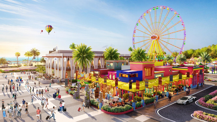 Du khách có thể tận hưởng những món ngon đậm chất Brazil bên trong không gian đa sắc đặc trưng vùng Nam Mỹ. (Phối cảnh dự án) Du khách có thể tận hưởng những món ngon đậm chất Brazil bên trong không gian đa sắc đặc trưng vùng Nam Mỹ. (Phối cảnh dự án)