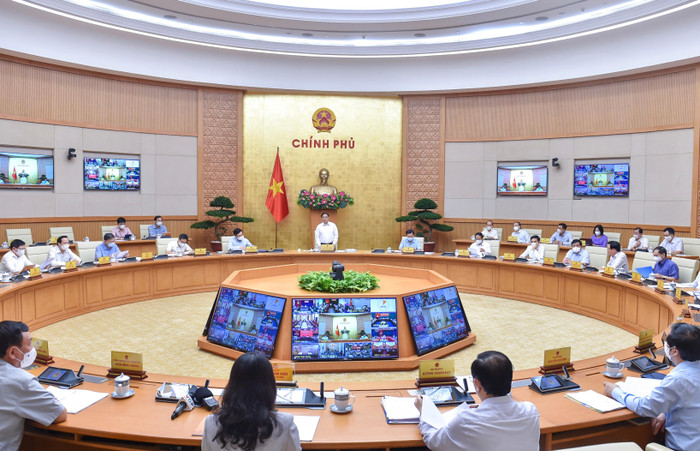 Thủ tướng Phạm Minh Chính phát biểu khai mạc phiên họp Chính phủ thường kỳ tháng 9. Ảnh: VGP/Nhật Bắc Thủ tướng Phạm Minh Chính phát biểu khai mạc phiên họp Chính phủ thường kỳ tháng 9. Ảnh: VGP/Nhật Bắc