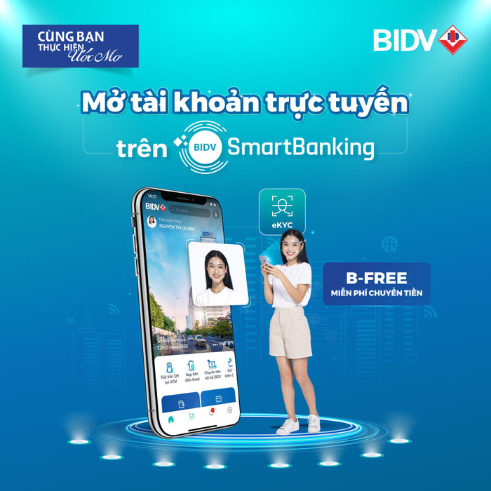 BIDV khuyến khích người lao động đăng ký mở tài khoản online với công nghệ định danh điện tử - eKYC. BIDV khuyến khích người lao động đăng ký mở tài khoản online với công nghệ định danh điện tử - eKYC.