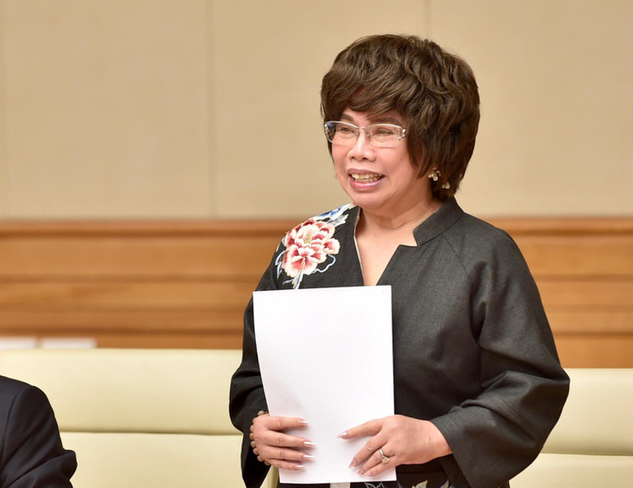Bà Thái Hương, Chủ tịch Hiệp hội Nữ doanh nhân Việt Nam, cho rằng mục tiêu tăng trưởng GDP cuối năm 3% là khả thi. Ảnh: VGP/Nhật Bắc Bà Thái Hương, Chủ tịch Hiệp hội Nữ doanh nhân Việt Nam, cho rằng mục tiêu tăng trưởng GDP cuối năm 3% là khả thi. Ảnh: VGP/Nhật Bắc