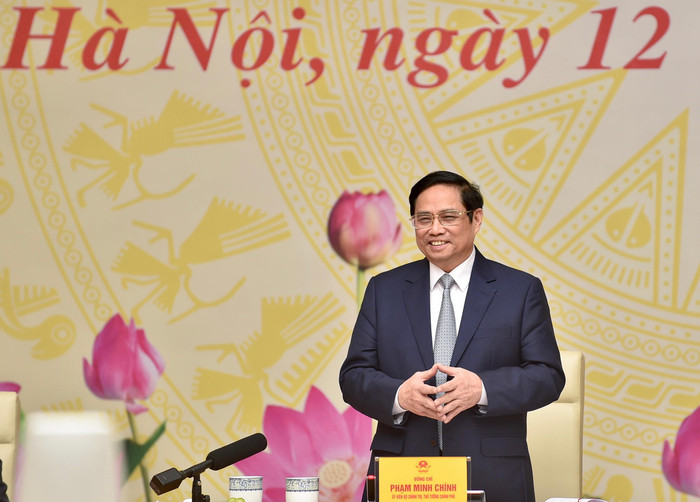 Thủ tướng bày tỏ cảm ơn, tri ân đội ngũ doanh nhân luôn đồng hành cùng đất nước với những nỗ lực, đóng góp quan trọng trong quá trình xây dựng và phát triển đất nước, góp phần thực hiện khát vọng xây dựng đất nước hùng cường và thịnh vượng. Ảnh: VGP/Nhật Bắc Thủ tướng bày tỏ cảm ơn, tri ân đội ngũ doanh nhân luôn đồng hành cùng đất nước với những nỗ lực, đóng góp quan trọng trong quá trình xây dựng và phát triển đất nước, góp phần thực hiện khát vọng xây dựng đất nước hùng cường và thịnh vượng. Ảnh: VGP/Nhật Bắc