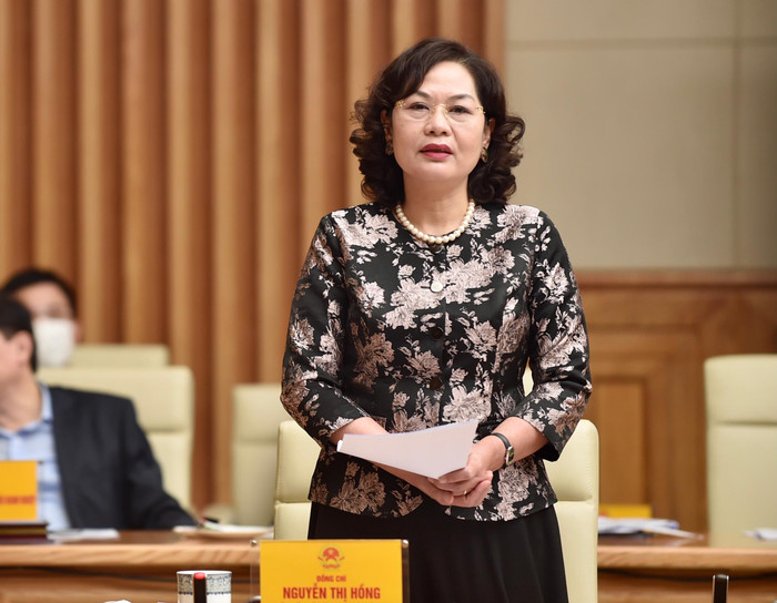 Thống đốc Ngân hàng Nhà nước Việt Nam Nguyễn Thị Hồng: Ngân hàng Nhà nước có sứ mệnh, nhiệm vụ quan trọng trong việc giữ ổn định kinh tế vĩ mô, tạo chủ động cho các doanh nghiệp thiết kế kế hoạch sản xuất kinh doanh. Ảnh: VGP/Nhật Bắc Thống đốc Ngân hàng Nhà nước Việt Nam Nguyễn Thị Hồng: Ngân hàng Nhà nước có sứ mệnh, nhiệm vụ quan trọng trong việc giữ ổn định kinh tế vĩ mô, tạo chủ động cho các doanh nghiệp thiết kế kế hoạch sản xuất kinh doanh. Ảnh: VGP/Nhật Bắc