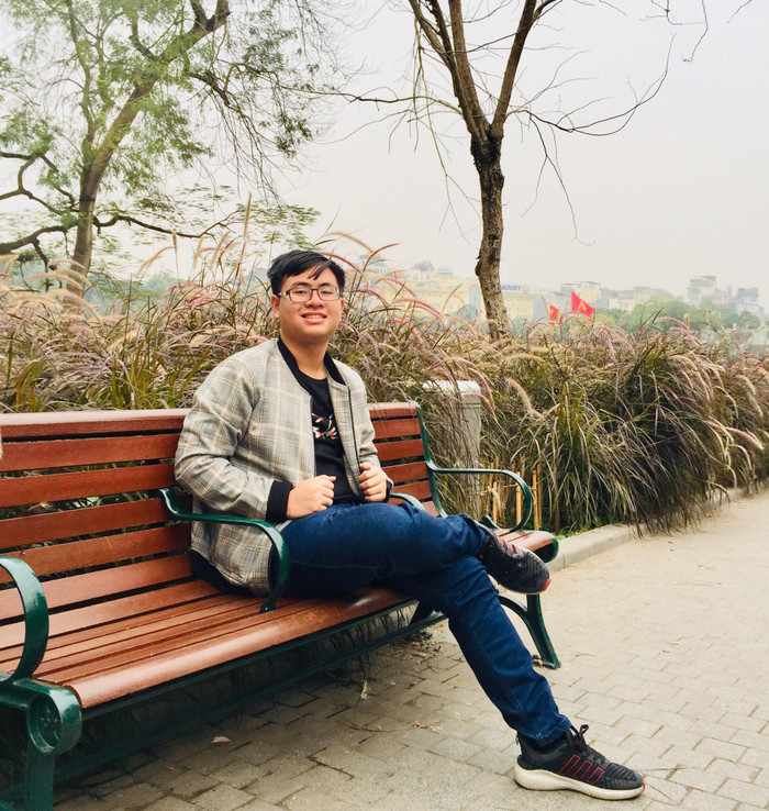 Chân dung chủ nhân tấm huy chương Đồng Olympic Toán quốc tế 2021 Phan Huỳnh Tuấn Kiệt. Ảnh: nhân vật cung cấp