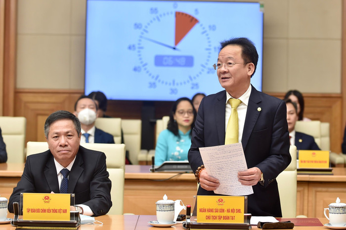 Ông Đỗ Quang Hiển, Chủ tịch Hội đồng quản trị kiêm Tổng Giám đốc Tập đoàn T&T Group: Việt Nam đã có đội ngũ doanh nhân hùng mạnh, không ngừng nỗ lực quyết tâm đổi mới sáng tạo, góp phần phát triển đất nước. Ảnh: VGP/Nhật Bắc Ông Đỗ Quang Hiển, Chủ tịch Hội đồng quản trị kiêm Tổng Giám đốc Tập đoàn T&T Group: Việt Nam đã có đội ngũ doanh nhân hùng mạnh, không ngừng nỗ lực quyết tâm đổi mới sáng tạo, góp phần phát triển đất nước. Ảnh: VGP/Nhật Bắc
