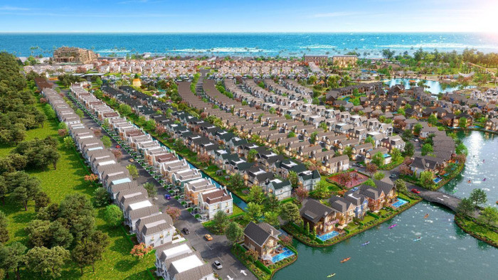 Bao bọc khu biệt thự Lagoon là cảnh quan rừng biển và hệ thống kênh đào độc đáo Bao bọc khu biệt thự Lagoon là cảnh quan rừng biển và hệ thống kênh đào độc đáo