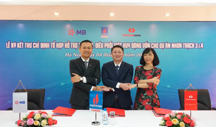 PVPower chỉ định Techcombank là ngân hàng đầu mối chính, cùng với MB, thu xếp huy động vốn với tổng mức đầu tư 1,4 tỷ USD cho dự án Nhà máy điện khí Nhơn Trạch 3 và Nhơn Trạch 4.