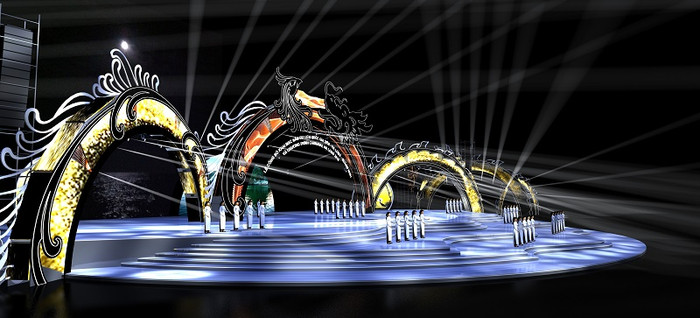 Sân khấu 3D Carnaval Hạ Long Sân khấu 3D Carnaval Hạ Long