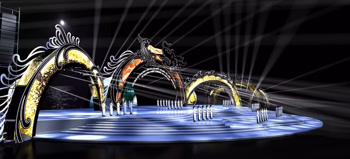 Sân khấu 3D Carnaval Hạ Long