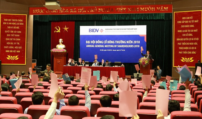 BIDV tổ chức Đại hội đồng cổ đông thường niên năm 2018. BIDV tổ chức Đại hội đồng cổ đông thường niên năm 2018.