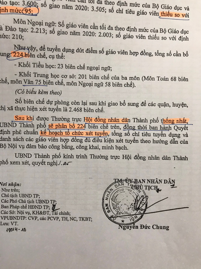 Nhiều nội dung chưa rõ ràng trong tờ trình của Ủy ban Nhân dân Thành phố Hà Nội khiến giáo viên hợp đồng cảm thấy lo lắng (Ảnh:V.N) Nhiều nội dung chưa rõ ràng trong tờ trình của Ủy ban Nhân dân Thành phố Hà Nội khiến giáo viên hợp đồng cảm thấy lo lắng (Ảnh:V.N)