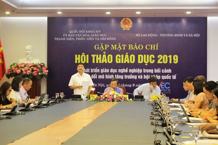 Hội thảo Giáo dục 2019 lấy chủ đề về phát triển giáo dục nghề nghiệp