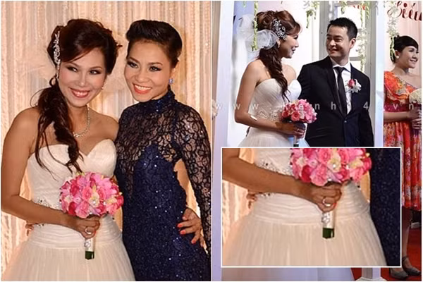 .. ca sĩ Khánh Ngọc cũng sở hữu 'chiếc nhẫn tình yêu' nhỏ gọn và đơn giản