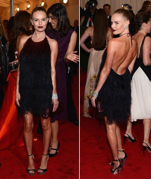 Kate Bosworth táo bạo khoe lưng trần tại sự kiện Met Gala. Kate Bosworth táo bạo khoe lưng trần tại sự kiện Met Gala.