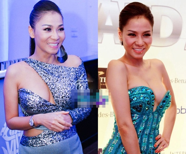 Nếu như kín dưới thì phần trên lại hở hang hết cỡ.