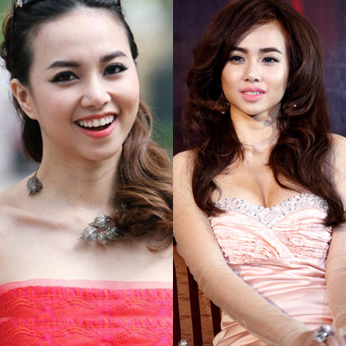 Đinh Ngọc Diệp: Mỹ nhân lòe loẹt Đinh Ngọc Diệp đoạt danh hiệu Hoa khôi Tây đô năm 2004. Với thân hình bốc lửa, gương mặt bầu bĩnh và đặc biệt là đôi mắt bồ câu gợi tình, Đinh Ngọc Diệp nhanh chóng nổi tiếng trên màn ảnh Việt. Tuy nhiên, những nghi án dao kéo cộng với lối trang điểm màu mè sai nguyên tắc đang khiến cô mất dần vẻ đẹp quý giá của mình.