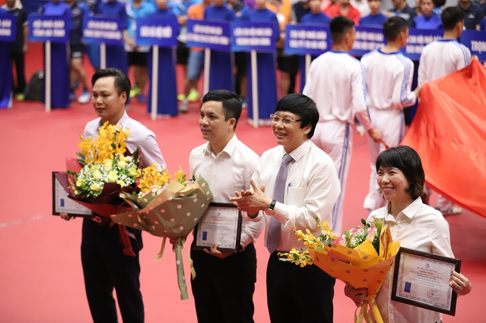 Giải Bóng bàn Cúp Hội Nhà báo Việt Nam là giải thưởng thường niên nhằm gắn kết các cơ quan báo chí, những người làm báo trên mọi miền Tổ quốc. (Ảnh: Vũ Nhật Minh)