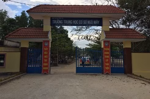 Con trai ông Bê, Hiệu trưởng Trường Ngô Mây nghỉ dạy tại trường 4 tháng mà vẫn có lương (ảnh: VOV)