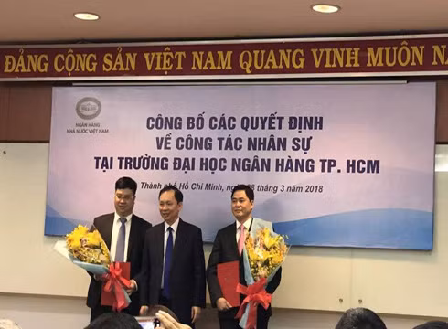 Ngân hàng Nhà nước Việt Nam công bố nhân sự mới của Trường Đại học Ngân hàng (ảnh: CTV)