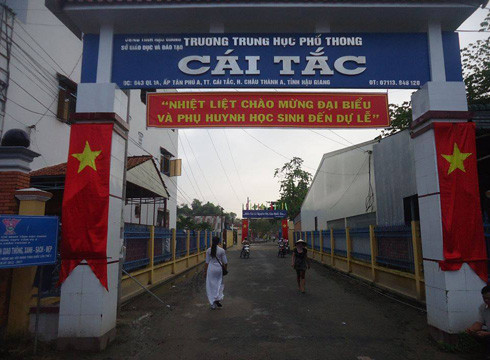 Trường trung học phổ thông Cái Tắc còn nợ bảo hiểm xã hội 530 triệu đồng (ảnh: FB trường) Trường trung học phổ thông Cái Tắc còn nợ bảo hiểm xã hội 530 triệu đồng (ảnh: FB trường)