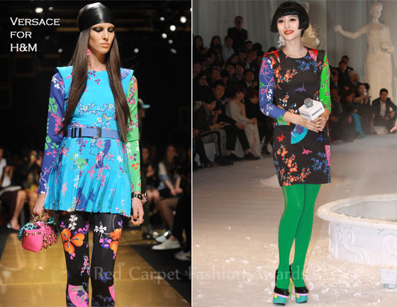 Hoa đán lạ mắt với thiết kế hàng hiệu giá bình dân Versace for H&M. Hoa đán lạ mắt với thiết kế hàng hiệu giá bình dân Versace for H&M.