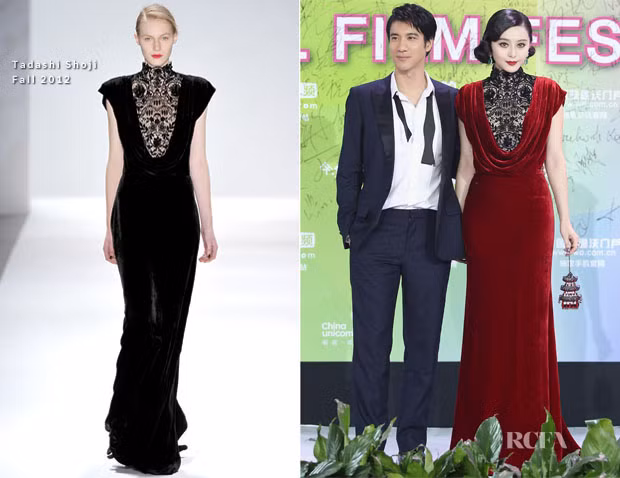 Chiếc đầm nhung hiệu Tadashi Shoji thêm đậm nét phương Đông khi đi cùng nó là chiếc xắc tay hình ngôi chùa xinh xắn. Quả là một sự phối hợp vô cùng khéo léo! Chiếc đầm nhung hiệu Tadashi Shoji thêm đậm nét phương Đông khi đi cùng nó là chiếc xắc tay hình ngôi chùa xinh xắn. Quả là một sự phối hợp vô cùng khéo léo!