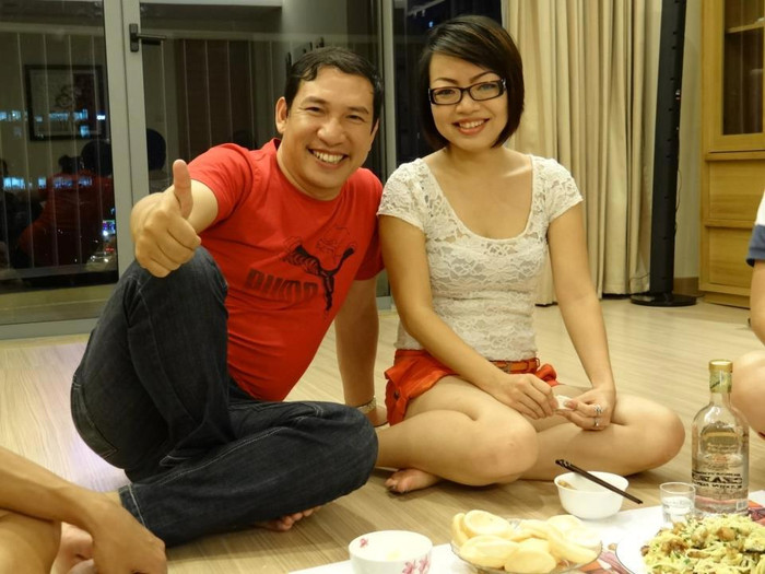 Một hình ảnh được chia sẻ trên trang Facebook Quang Thắng giả mạo và được bình luận và vợ danh hài. Một hình ảnh được chia sẻ trên trang Facebook Quang Thắng giả mạo và được bình luận và vợ danh hài.