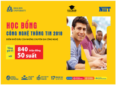Học viện NIIT của Ấn Độ dành tặng 50 suất học bổng cho các sinh viên Việt Nam (ảnh: HSU) Học viện NIIT của Ấn Độ dành tặng 50 suất học bổng cho các sinh viên Việt Nam (ảnh: HSU)