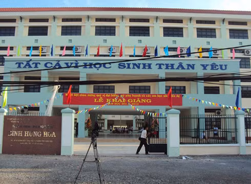 Trường trung học phổ thông Bình Hưng Hòa, quận Bình Tân, Thành phố Hồ Chí Minh (ảnh: website trường)