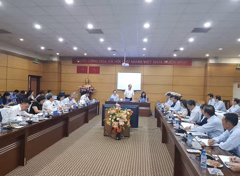 Buổi làm việc của Bí thư Nguyễn Thiện Nhân tại Sở Giáo dục và Đào tạo Thành phố Hồ Chí Minh (ảnh: P.L)