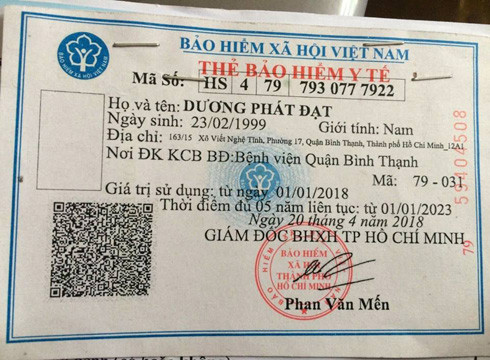 Một thẻ bảo hiểm y tế của học viên bị phát hành muộn so với thời điểm áp dụng (ảnh: P.L) Một thẻ bảo hiểm y tế của học viên bị phát hành muộn so với thời điểm áp dụng (ảnh: P.L)