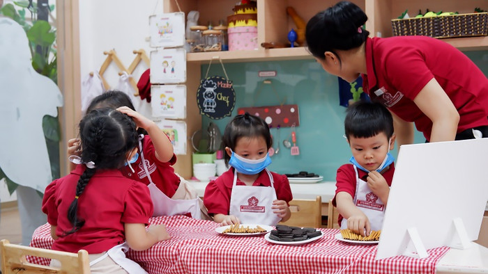 Trẻ được tự tay trải nghiệm thực tế trong quá trình học tập bằng phương pháp dạy học dự án Trẻ được tự tay trải nghiệm thực tế trong quá trình học tập bằng phương pháp dạy học dự án