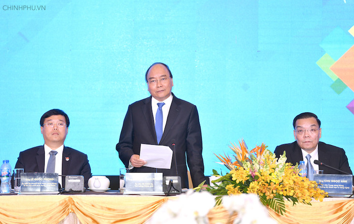 Thủ tướng tin tưởng: “Tuổi trẻ có thể làm việc lớn, tương lai phụ thuộc vào các bạn”. Ảnh: Chinhphu.vn Thủ tướng tin tưởng: “Tuổi trẻ có thể làm việc lớn, tương lai phụ thuộc vào các bạn”. Ảnh: Chinhphu.vn