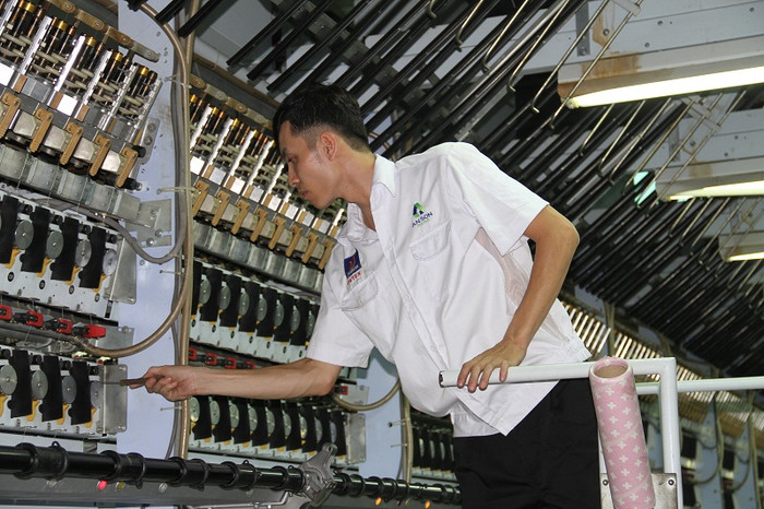 PVTEX đưa thêm 3 dây chuyền sợi DTY vào vận hành sản xuất