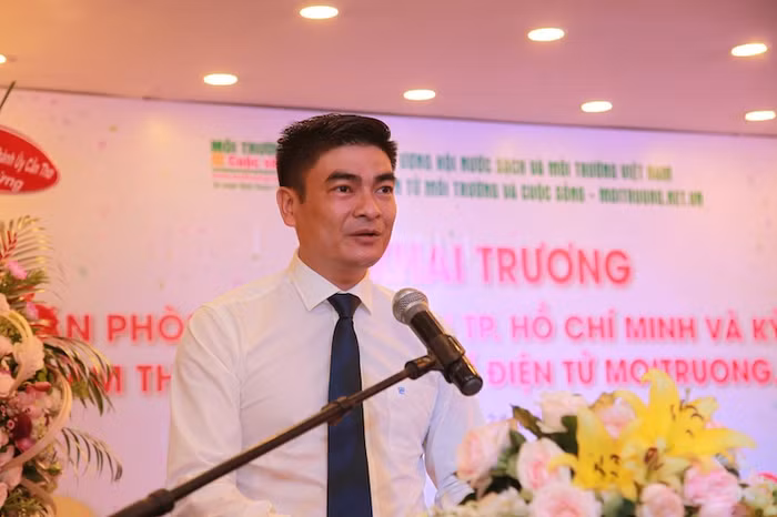 Ông Nguyễn Văn Thắng – Trưởng văn phòng đại diện khu vực Nam Bộ tại Thành phố Hồ Chí Minh phát biểu