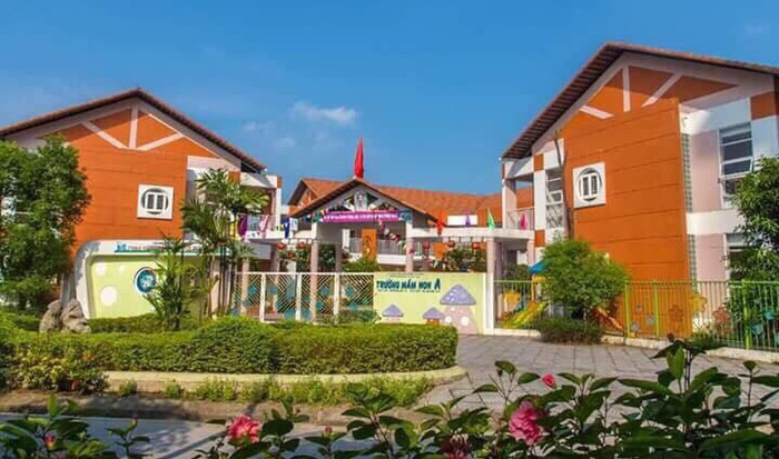 Trường Mầm non A (khu đô thị Đặng Xá, Gia Lâm, Hà Nội). Ảnh: CTV