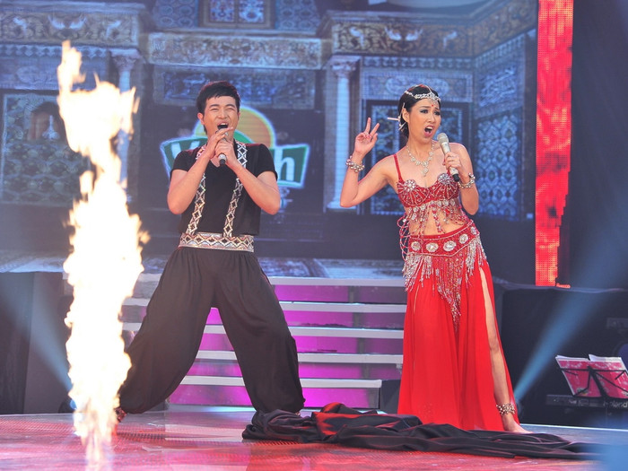 Minh Quân - Lê Khánh là cặp đôi đầu tiên bị loại khỏi Cặp đôi hoàn hảo.