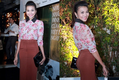 Thanh lịch và thời thượng với sơ mi hoa mix cùng chân váy maxi dài Thanh lịch và thời thượng với sơ mi hoa mix cùng chân váy maxi dài