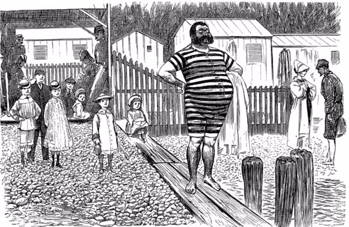 Hình ảnh đồ bơi nữ và nam của thế kỷ 19